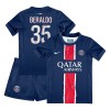 Maglia ufficiale Paris Saint Germain Lucas Beraldo 35 Casa 2024-25 per Bambino